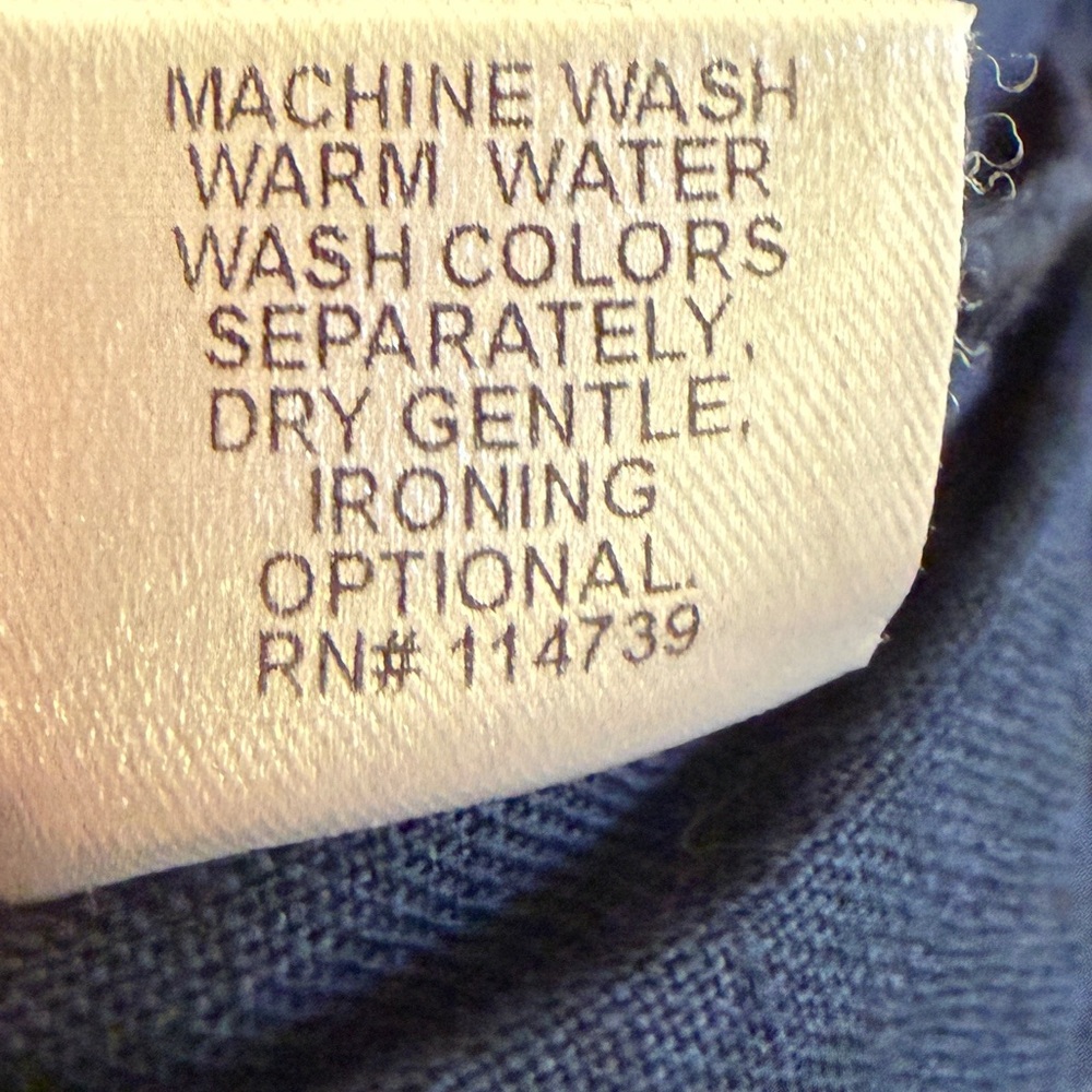 Flax Brand Wide-Leg Navy Linen Pants - Picture 7 of 10